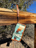 Pendleton and leather wallet