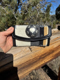 Pendleton and leather wallet