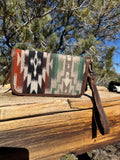 Pendleton and leather wallet