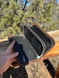 Pendleton and leather wallet