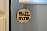Cowhide Dishwasher Clean/Dirty magnet